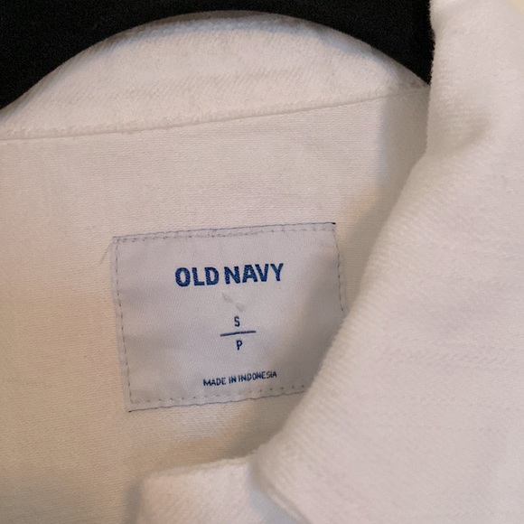 Old Navy Size Small White Denim Jacket - Picture 2 of 3